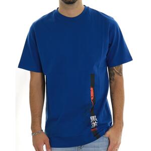 T-SHIRT STAMPATA DOLLY NOIRE BLU